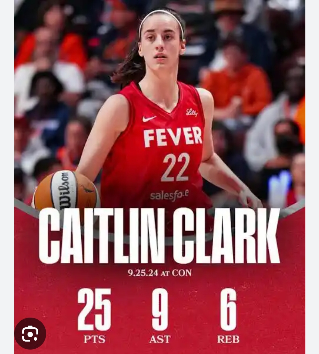 Good News: Caitlin Clark is the first rookie in WNBA history to have 25/5/5 in a….