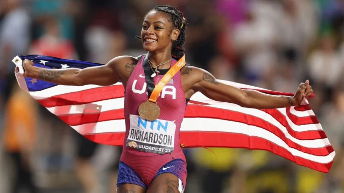 BREAKING NEWS: Sha'Carri Richardson the dynamic and charismatic American sprinter has been making waves both on and off the track Known for her incredible speed and flamboyant style, Richardson captured the.......