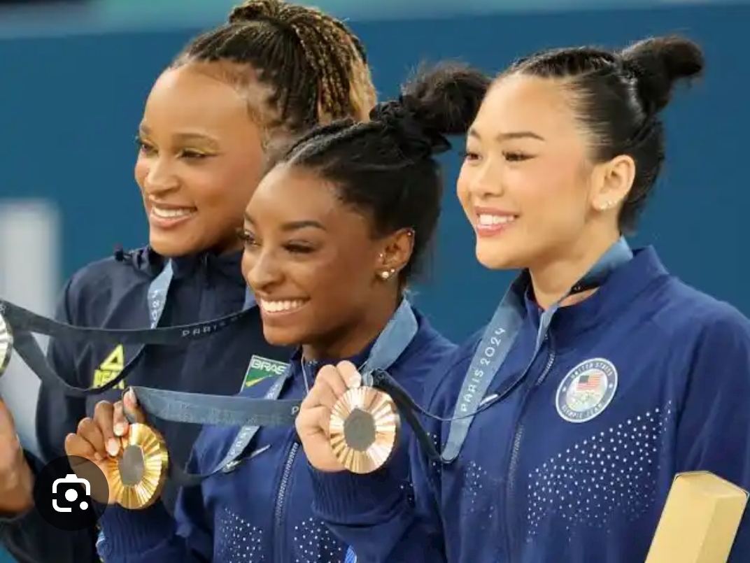 “Simone Biles Becomes Oldest Female Gymnast to Claim All-Around Olympic Gold