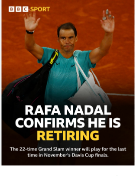 Sad News: “Rafael Nadal Announces Retirement Following Spain’s Loss in ………